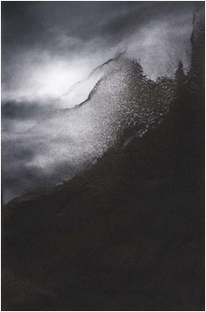Jocelyne Alloucherie, série Terre de sable, 2011 Impression sur toile, 152 x 247cm.