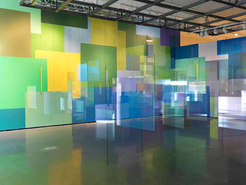 Spencer Finch, Painting Air, Museum of Art, Rhode Island School of Design, 2012